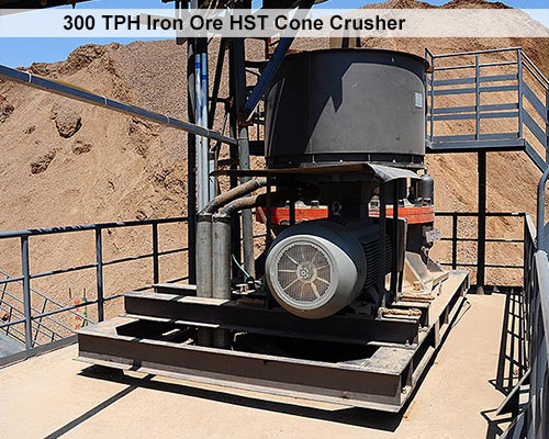 300 TPH Iron Ore Crushing Plant in South Africa