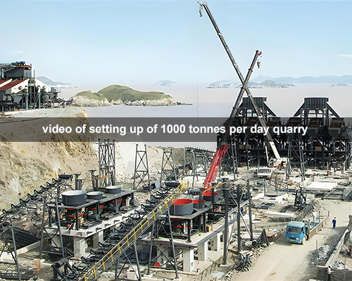 Video of Setting Up a 1000 Tonnes Per Day Quarry Plant