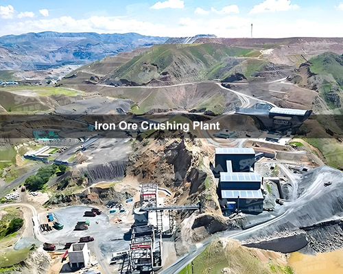 Iron ore crushing plant