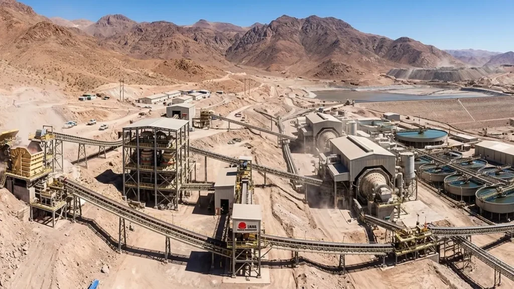 800tph copper ore beneficiation production line equipment chile